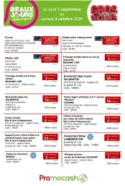 promocash - Catalogue Promocash valable du 01/09 au 04/10
