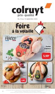 colruyt - Catalogue Colruyt - Foire à la volaille valable du 10/09 au 14/09