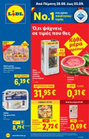 lidl - Lidl φυλλάδιο έγκυρο από 28/08 - 03/09