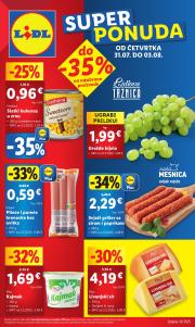 lidl - Prelistajte katalog Lidl, vrijedi od 31.07. do 03.08.