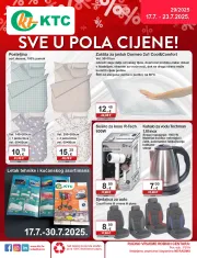 ktc - Prelistajte katalog KTC - Sve u pola cijene!, vrijedi od 17.07. do 23.07.