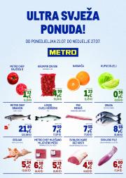 metro - Prelistajte katalog Metro - Ultra svježa ponuda, vrijedi od 21.07. do 27.07.