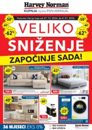 harvey-norman - Harvey Norman - Veliko sniženje započinje sada! katalog vrijedi od 27.12. do 08.01.