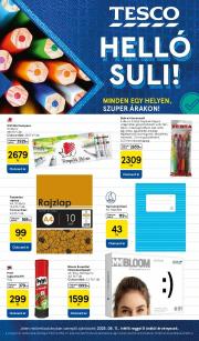 tesco - Tesco - Helló Suli! akciós újság, érvényes 08.11. - 08.31.