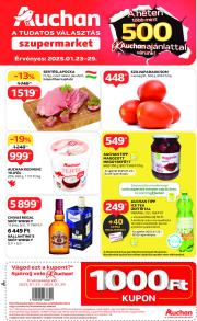 auchan - Auchan szupermarket akciós újság, érvényes 01.23. - 01.29.