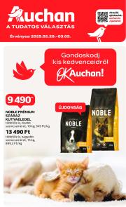 auchan - Auchan - Kis állat ajánlataink akciós újság, érvényes 02.20. - 03.05.