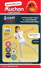 auchan - Auchan Hipermarket- Ruházati ajánlataink akciós újság, érvényes 07.03. - 07.30.