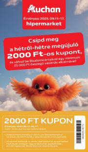 auchan - Auchan Hipermarket akciós újság, érvényes 09.11. - 09.17.