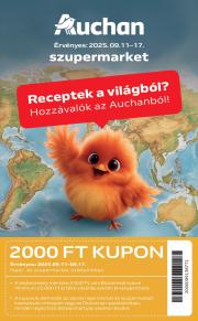 auchan - Auchan szupermarket akciós újság, érvényes 09.11. - 09.17.
