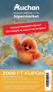 auchan - Auchan - Hipermarket nemzetközi konyha ajánlataink akciós újság, érvényes 09.11. - 09.24.