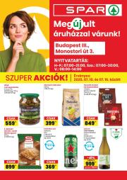 spar - SPAR - Bp. Monostori út üzlet megújulás akciós újság, érvényes 07.10. - 07.16.