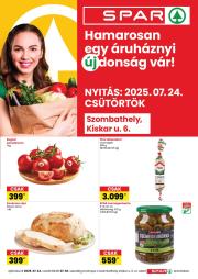 spar - SPAR - Szombathely üzlet megújulás akciós újság, érvényes 07.24. - 07.30.