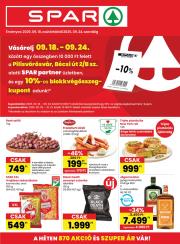 spar - SPAR - Pilisvörösvár akciós újság, érvényes 09.18. - 09.24.