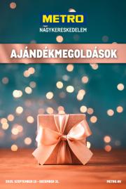 metro - Metro - Ajándékmegoldások akciós újság, érvényes 09.15. - 12.31.