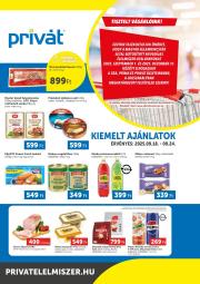 privat-elelmiszer - Privát - Bács-Kiskun, Békés, Csongrád-Csanád, Tolna, Baranya, Somogy vármegye akciós újság, érvényes 09.18. - 09.24.