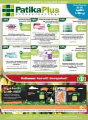 patikaplus - PatikaPlus akciós újság, érvényes 04.01. - 04.30.