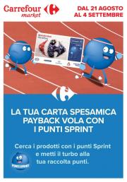 carrefour-market - Volantino Carrefour Market - Punti Sprint Payback valido dal 21/08 al 04/09