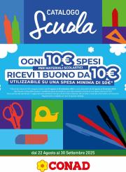 conad-superstore - Volantino Conad Superstore - Catalogo Scuola valido dal 22/08 al 30/09