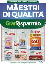 gran-risparmio - Volantino Gran Risparmio valido dal 27/08 al 07/09