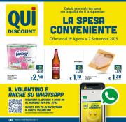 qui-discount - Volantino Qui discount valido dal 19/08 al 07/09