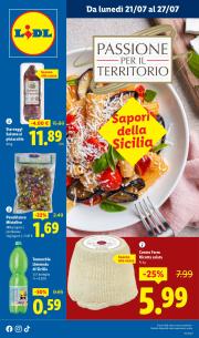 lidl - Volantino Lidl - Sicilia valido dal 21/07 al 27/07
