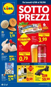 lidl - Volantino Lidl valido dal 04/08 al 10/08