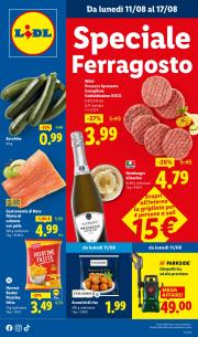 lidl - Volantino Lidl valido dal 11/08 al 17/08