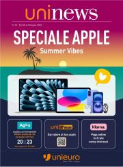 unieuro - Volantino Unieuro - Speciale Apple valido dal 18/07 al 24/07