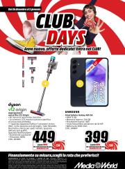 mediaworld - Volantino Mediaworld - Club Days valido dal 26/12 al 03/01