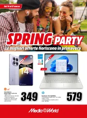 mediaworld - Volantino Mediaworld - Spring Party valido dal 14/03 al 27/03