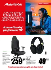 mediaworld - Volantino Mediaworld - Gaming Experience valido dal 14/03 al 30/03