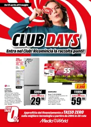 mediaworld - Volantino Mediaworld - Tasso Zero valido dal 25/04 al 08/05