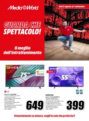 mediaworld - Volantino Mediaworld - Guarda che Spettacolo valido dal 27/08 al 07/09