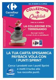 carrefour - Volantino Carrefour - Punti Sprint Payback valido dal 25/03 al 06/04