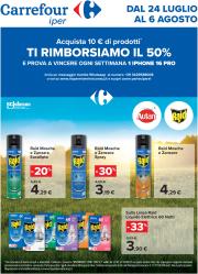 carrefour - Volantino Carrefour - Speciale insetticidi valido dal 24/07 al 06/08
