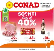 conad - Volantino Conad - Sconti fino al 40% valido dal 15/01 al 28/01