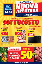 aldi - Volantino ALDI - Nuova apertura Vignola valido dal 12/12 al 21/12