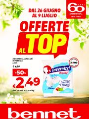 bennet - Volantino Bennet - Offerte al top valido dal 26/06 al 09/07
