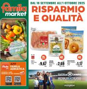 famila - Volantino Famila market valido dal 18/09 al 01/10