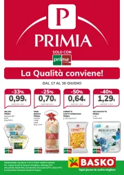 basko - Volantino Basko - Minicatalogo Primia valido dal 17/06 al 30/06