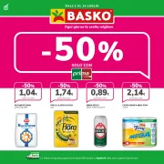 basko - Volantino Basko - Sconto 50% valido dal 01/07 al 14/07