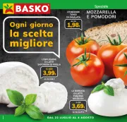 basko - Volantino Basko - Speciale pomodoro mozzarella valido dal 22/07 al 04/08