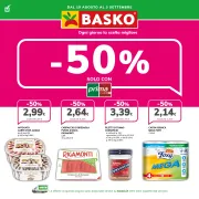 basko - Volantino Basko - Sconto 50% valido dal 19/08 al 03/09