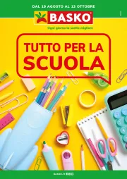 basko - Volantino Basko - Tutto per la scuola valido dal 19/08 al 13/10