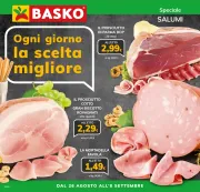 basko - Volantino Basko - Speciale Salumi valido dal 26/08 al 08/09