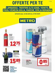 metro - Volantino Metro - Lombardia, Trentino Alto Adige, Friuli Venezia Giulia, Marche, Emilia Romagna valido dal 14/08 al 27/08