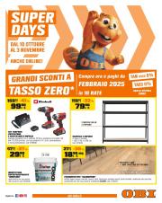 obi - Volantino Obi - Super Days valido dal 10.10. al 03.11.