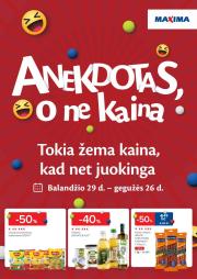 maxima - MAXIMA - Anekdotas, o ne kaina (2025 04 29 - 2025 05 26)