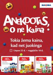 maxima - MAXIMA - Anekdotas, o ne kaina (2025 07 22 - 2025 08 18)