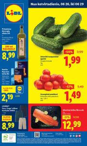 lidl - LIDL - Maisto prekių pasiūlymai (2025 06 26 - 2025 06 29)